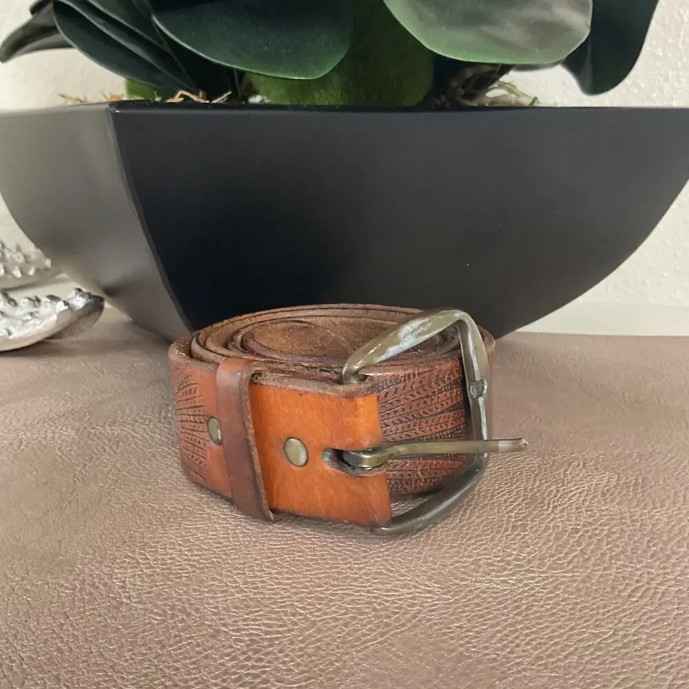 Mens Western Belt vintage lyntone